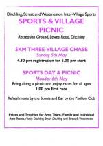 Sports Day & Three Village Chase 