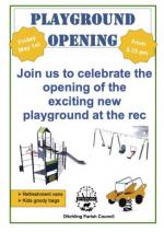 Playground Opening - 1st May 3.15pm