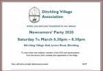 Newcomers Party CANCELLED